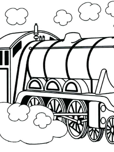 480x640 Surprising Train Engine Coloring Page Train Steam Engine Train