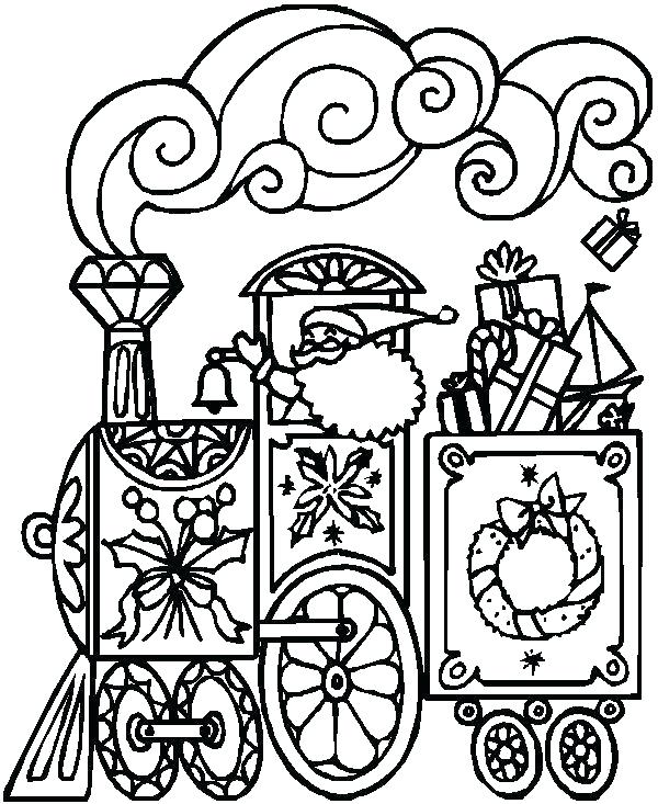 600x733 Train Engine Coloring Page Shippa.co