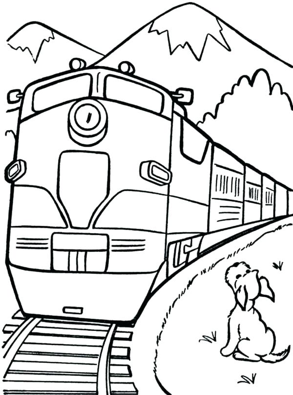 600x808 Lego Train Coloring Pages Train Coloring Pages Train Station