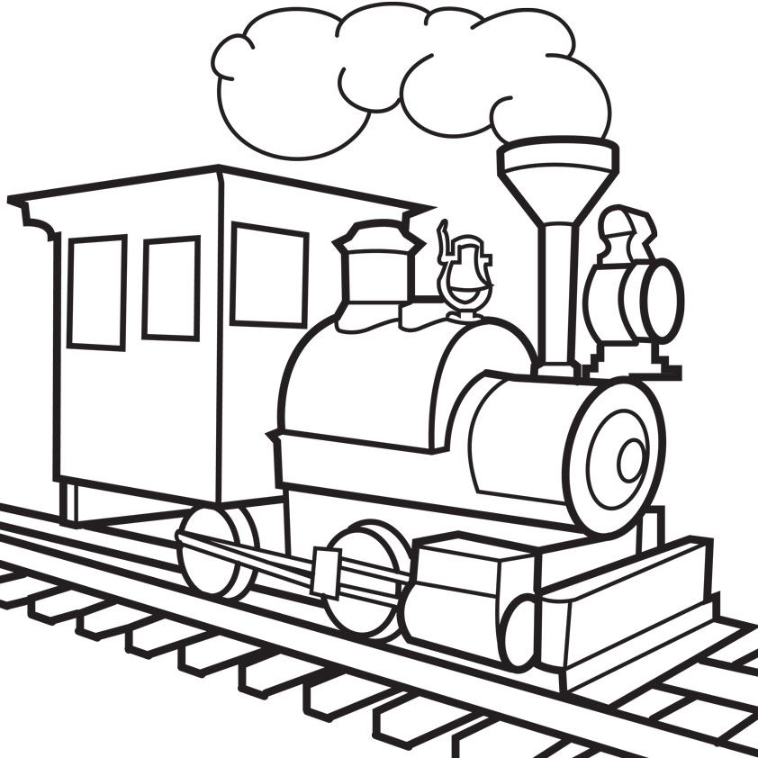 842x842 Train Station Clipart Transportation Papercraft