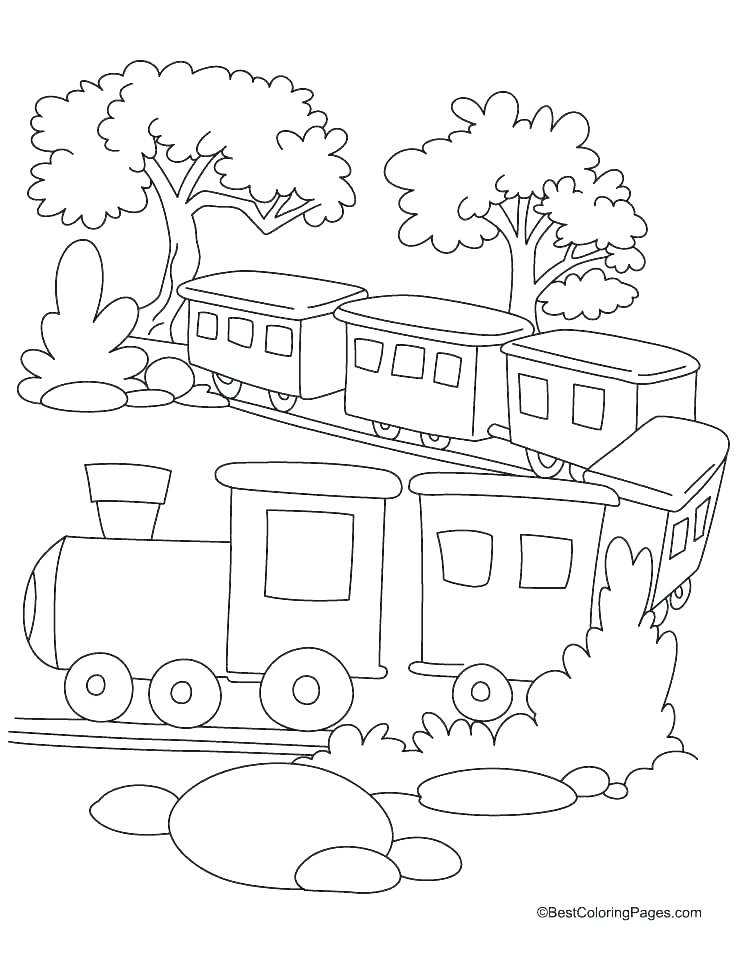 738x954 Train Station Coloring Pages Printable