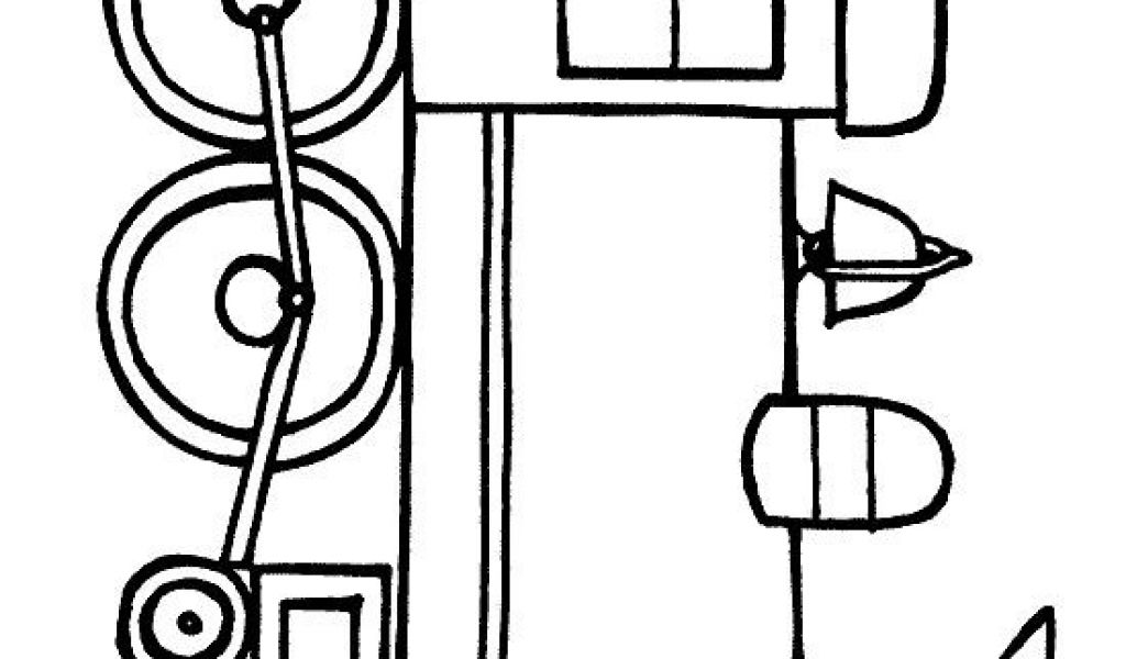 1024x600 Unique Train Track Coloring Page