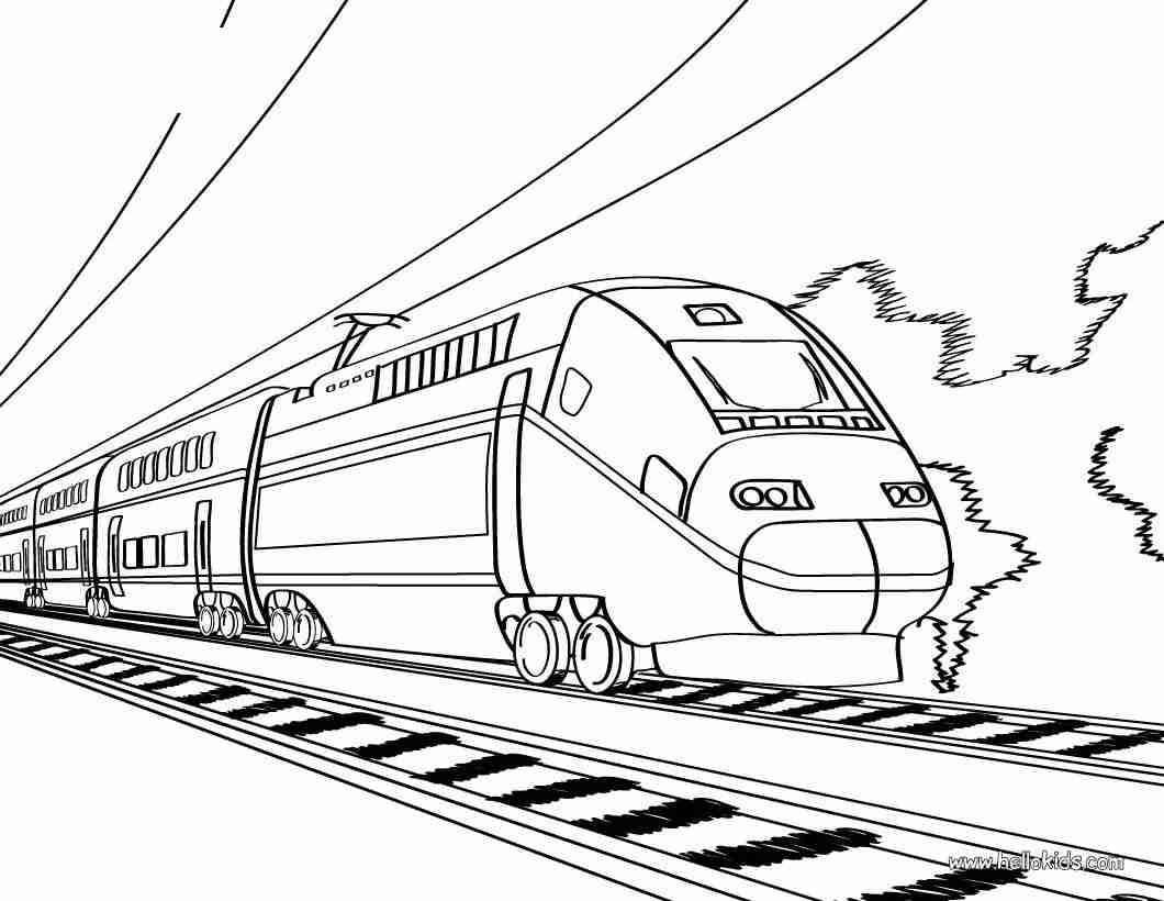 1060x820 Free Printable Train Coloring Pages For Kids Tearing Steam Olegratiy