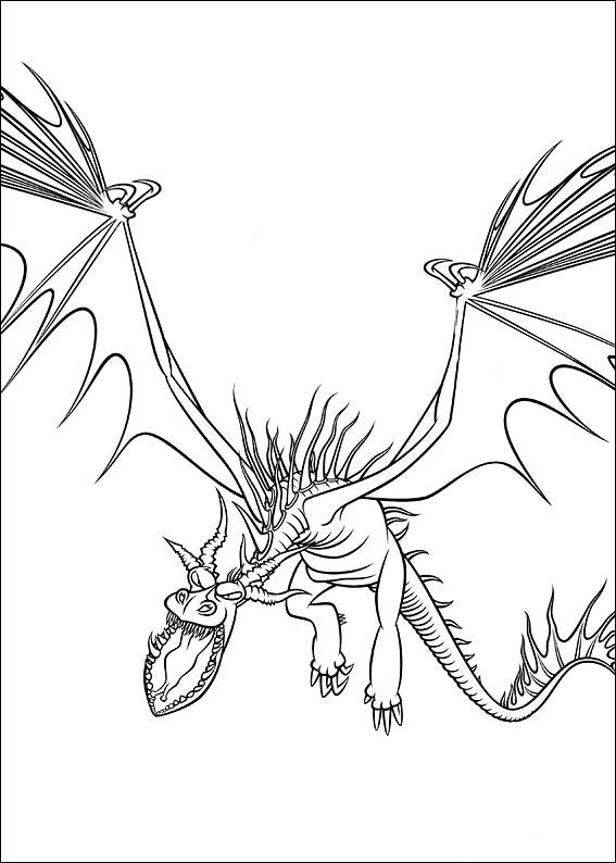 567x794 How To Train Your Dragon Coloring Pages For Kids. Printable