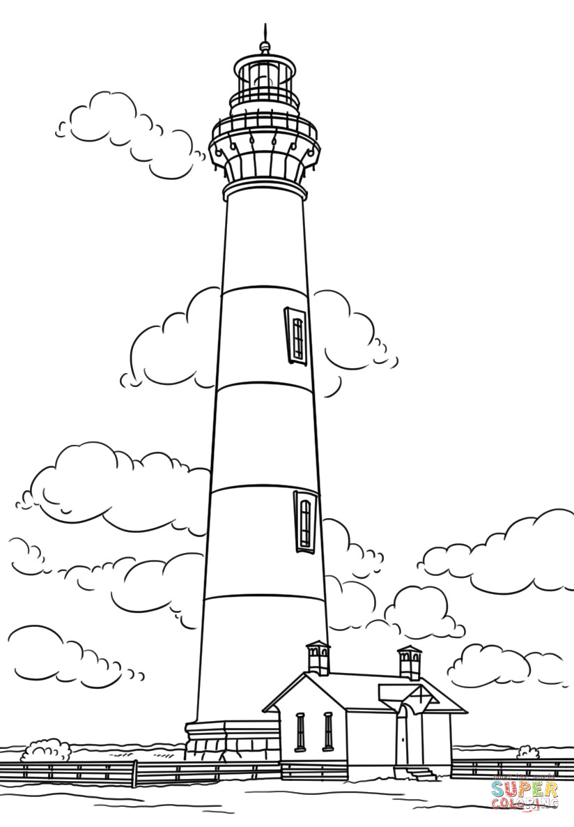 824x1186 Compromise Lighthouse Coloring Pages Free Prin
