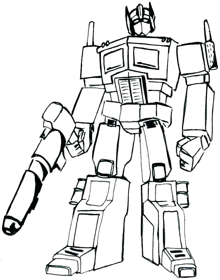 728x926 Optimus Prime Coloring Pages Prime Coloring Page Transformers