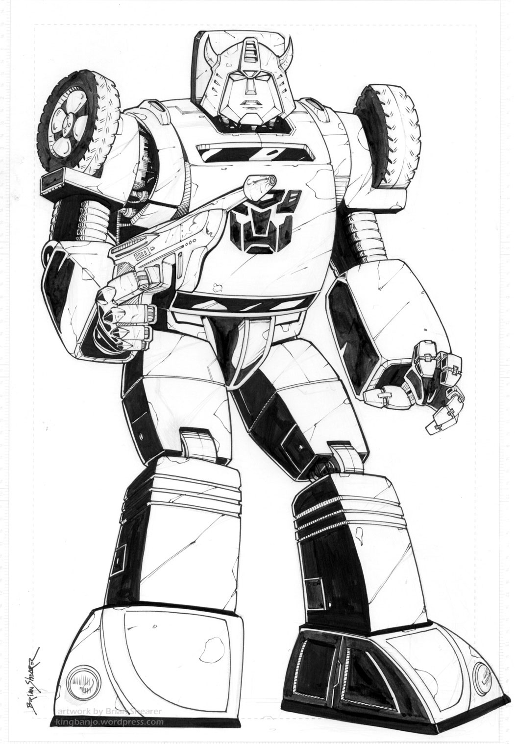 Transformers Cartoon Coloring Pages