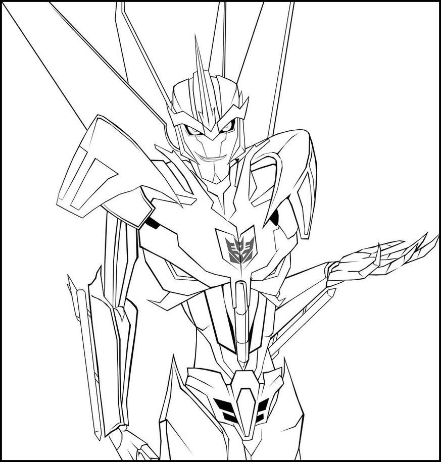 873x915 Transformers Coloring Pages Starscream