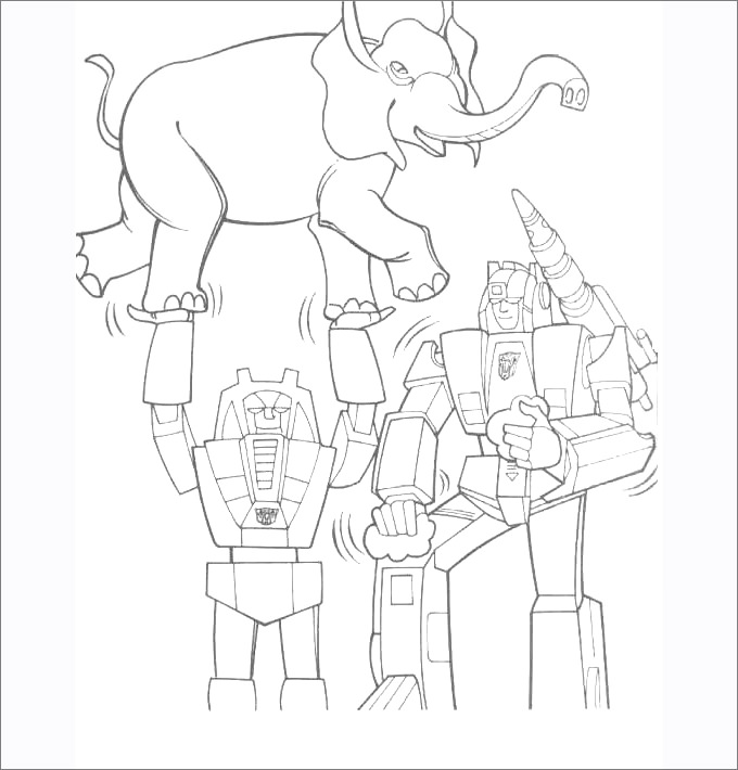 680x710 Transformers Colouring Pages Free Amp Premium Templates