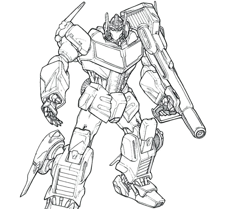 960x886 Coloring Pages ~ Transformers Coloring Pages Transformer Prime