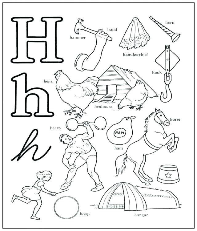 640x750 4 H Coloring Pages 4 H Coloring Pages 4 H Coloring Book H Coloring