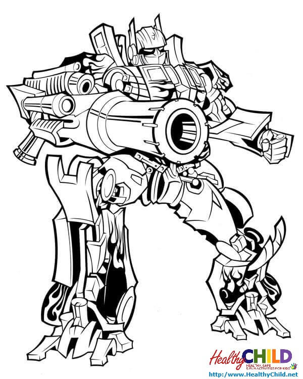 600x750 Transformers Coloring Pages