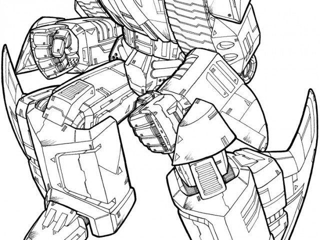 640x480 Transformers Age Of Extinction Dinobots Coloring Pagesfree
