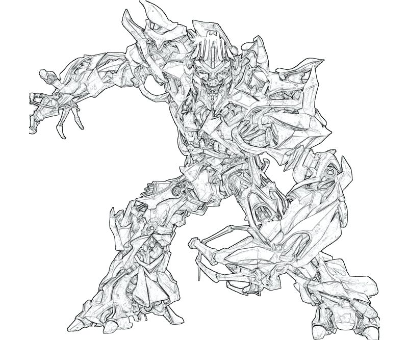 Transformers Megatron Coloring Pages
