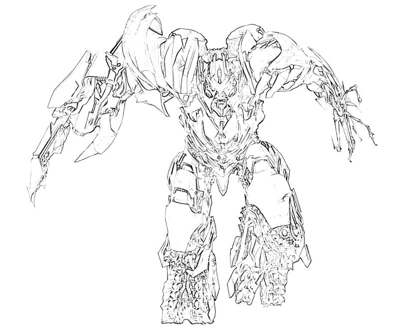 800x667 Megatron Coloring Pages