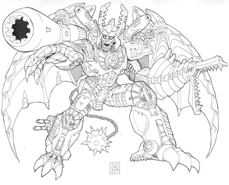736x596 Megatron Coloring Pages Prime Coloring Pages Transformers Coloring
