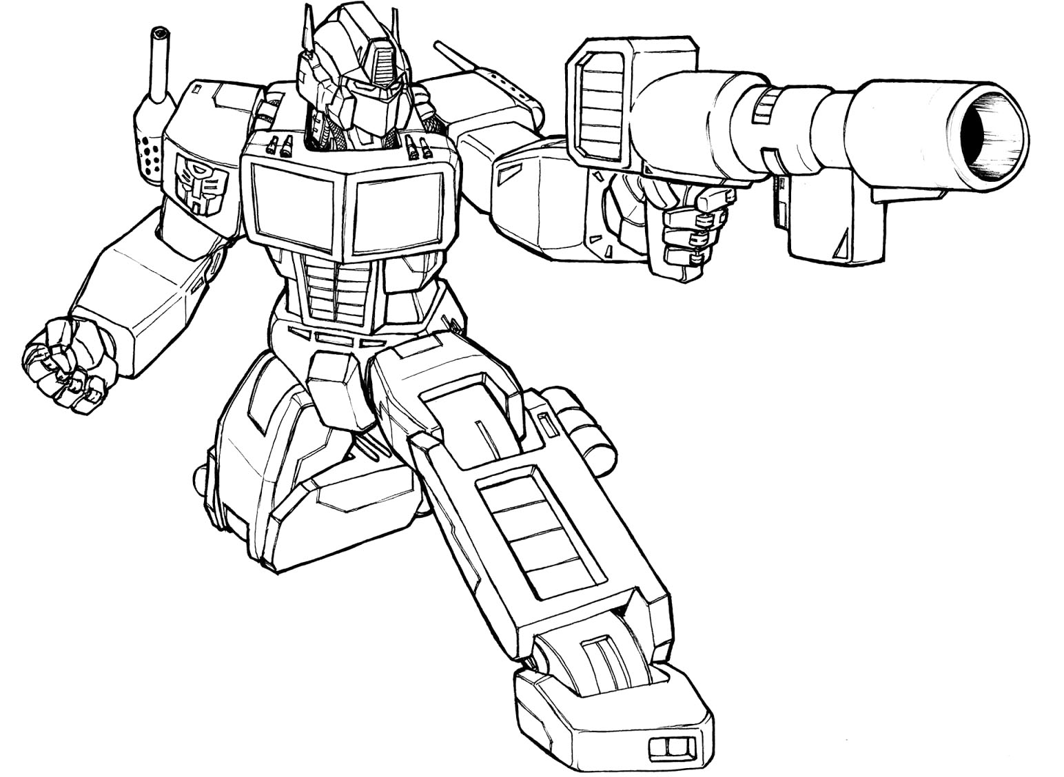 1544x1128 Shining Transformers Optimus Prime Coloring Pages 4