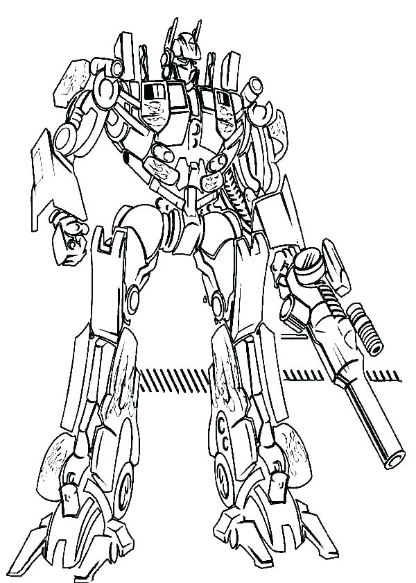 600x840 Transformer Coloring Pages Optimus Prime Prime Coloring Sheet