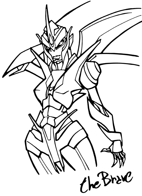 594x823 Transformer Prime Arcee Coloring Pages