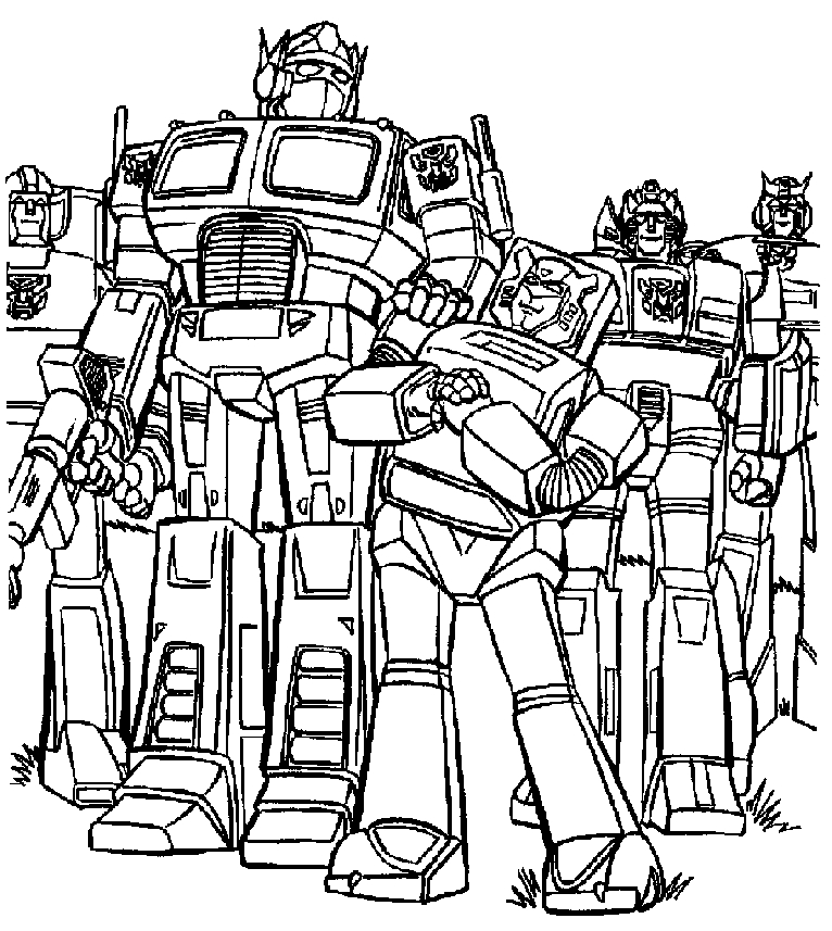 766x857 Printable Coloring Pages Of Transformers Coloring Page Zone