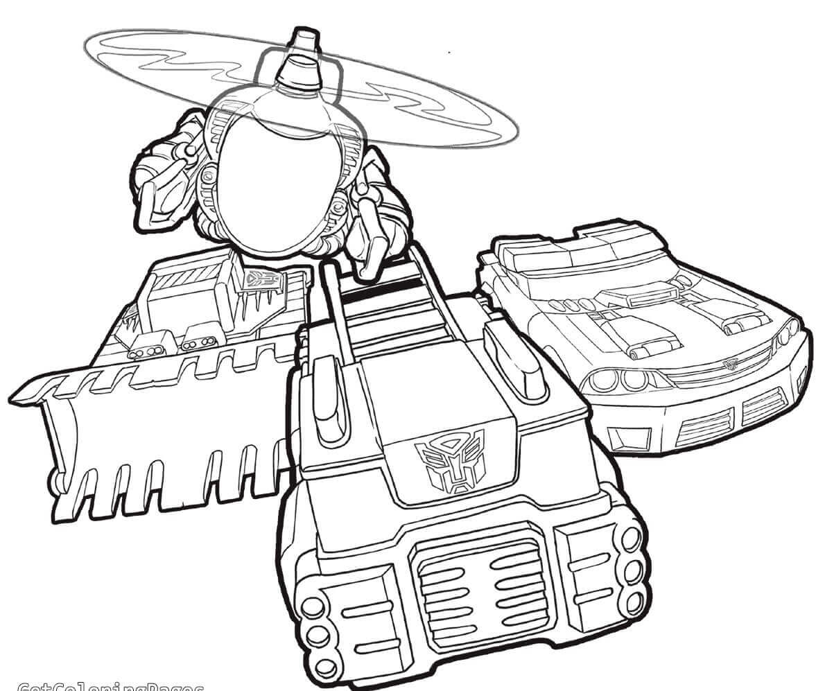 Transformers Rescue Bots Coloring Pages