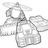 200x200 Playskool Heroes Transformers Rescue Bots Coloring Page Coloring