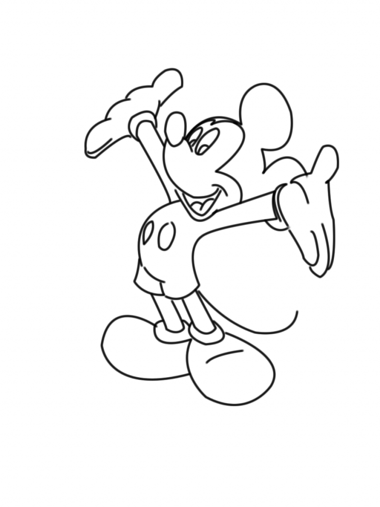 768x1024 Drawing Of A Mouse Cute Deer Mouse Coloring Page Free Printable