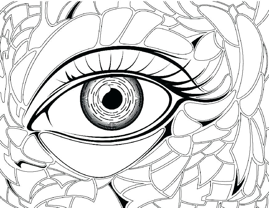 874x676 Eyeball Coloring Page Eye Brawl Skylander Coloring Page Eyeball