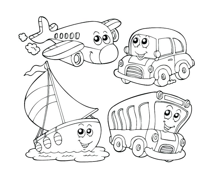 728x616 Transportation Coloring Pages Transportation Coloring Pages