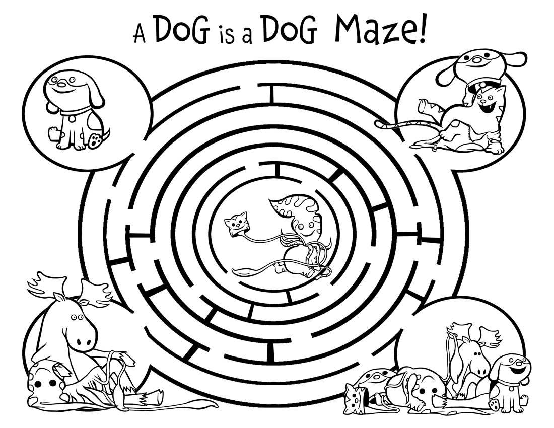 1100x850 A Dog Is A Dog Fun Sheets! Stephen Shaskan, Rhymes With Trashcan