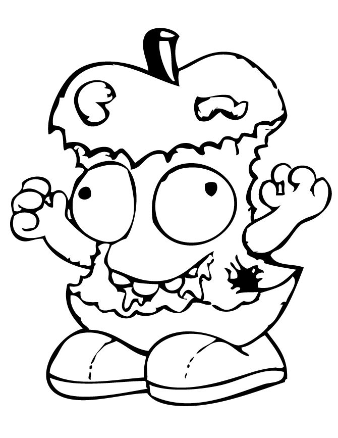 Trash Coloring Pages