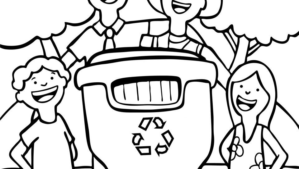 960x544 3 R And Recycling Coloring Pages For Preschool Free Printable Kids