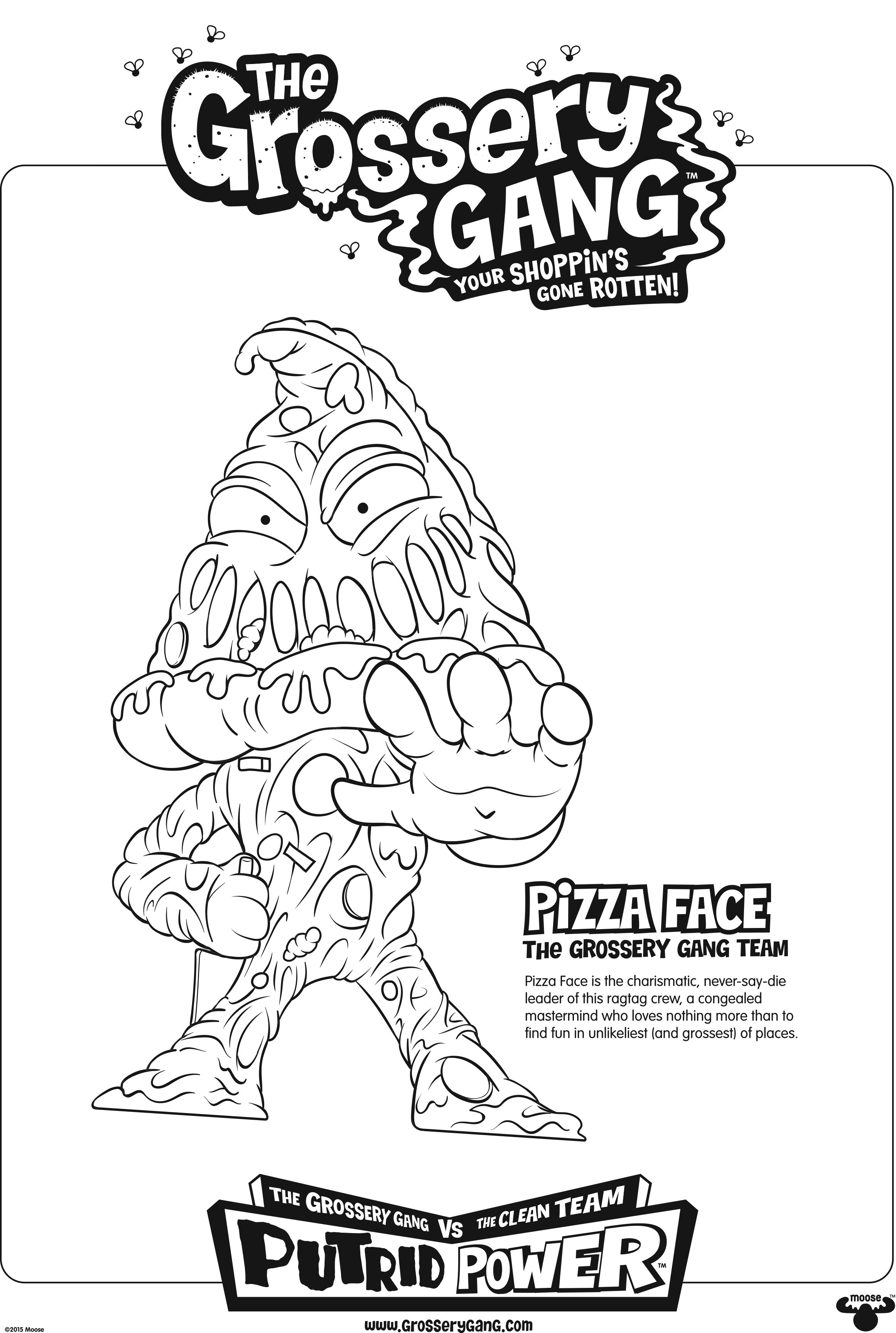 2323x3456 Innovative Ideas Grossery Gang Coloring Pages Season 1 Poster