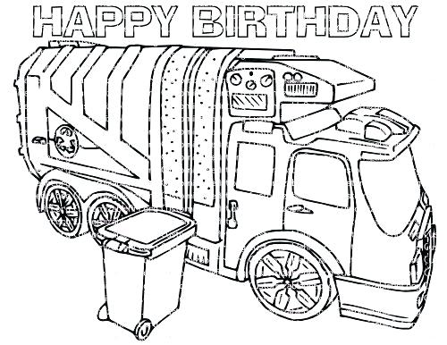 500x386 Garbage Truck Coloring Pages Garbage Truck Coloring Pages Garbage