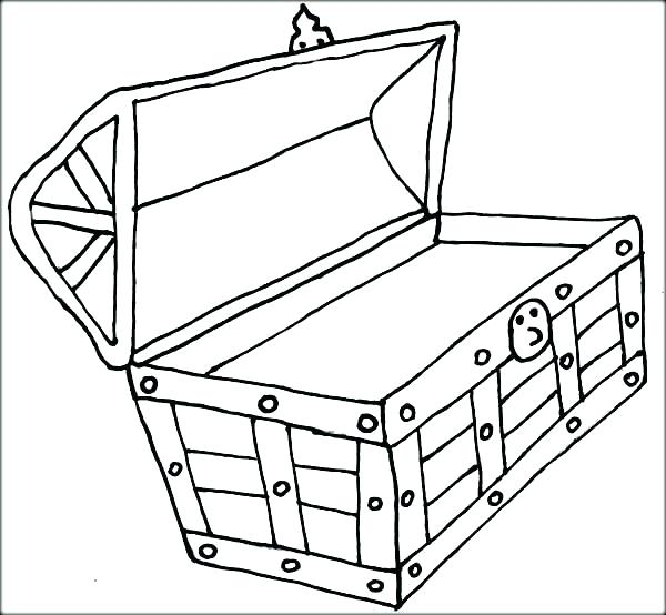 600x554 Treasure Box Drawing At Free For Personal Use Treasure Chest
