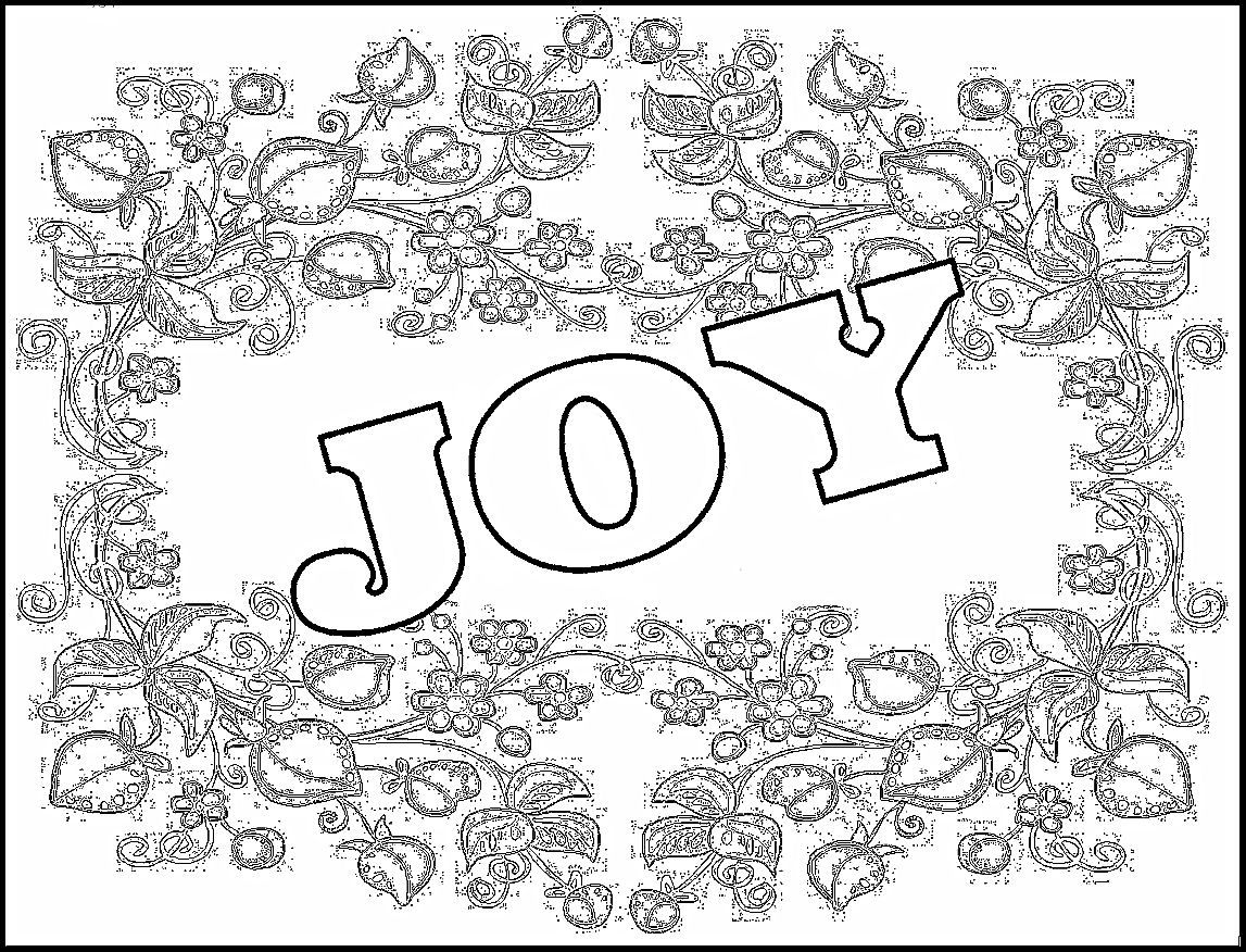 1147x876 New Year's Coloring Pages Childrens Gems In My Treasure Box Joy