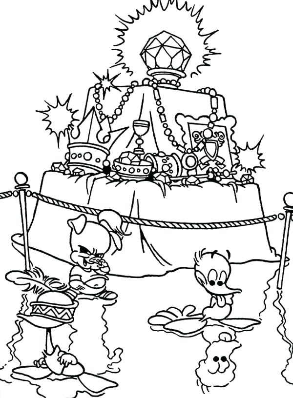 600x816 Treasure Coloring Pages Empty Treasure Chest Coloring Page