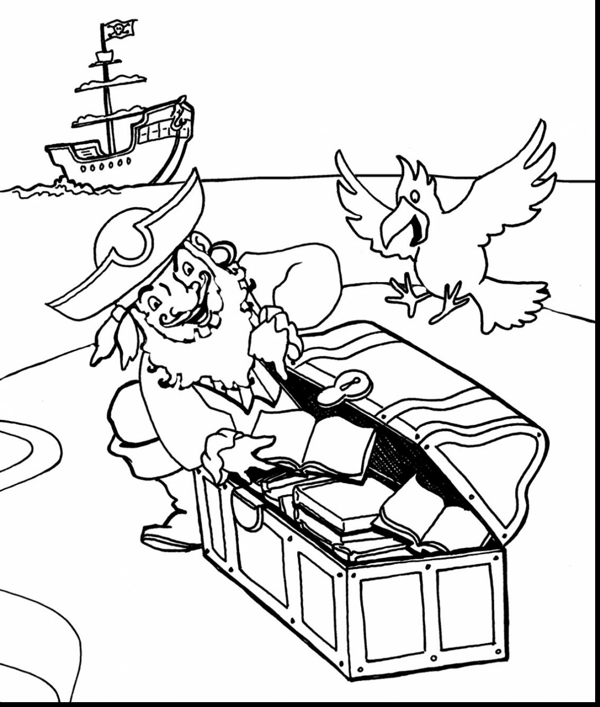 1237x1456 Treasure Chest Coloring Page Discover