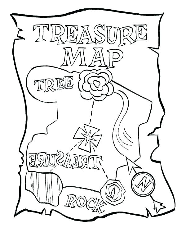 600x734 Island Coloring Pages Treasure Coloring Pages Treasure Island Map