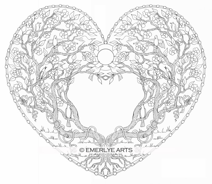 689x600 Cynthia Emerlye, Vermont Artist And Life Coach Love Tree Heart