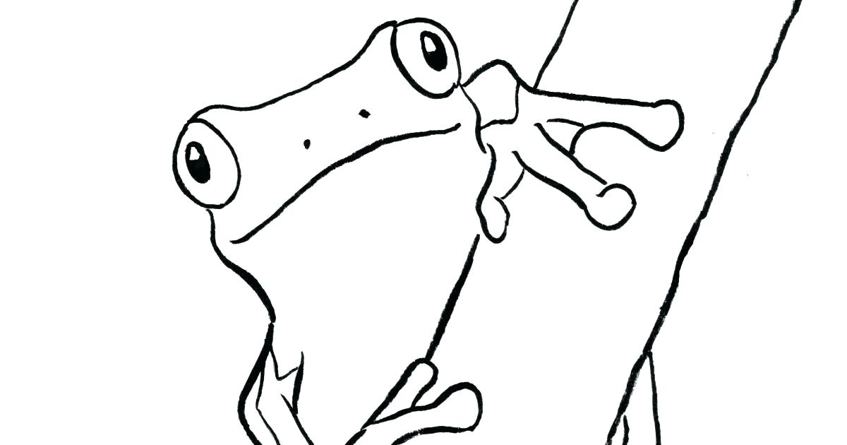 1200x630 Princess And The Frog Coloring Pages Printable Tree Frog Coloring