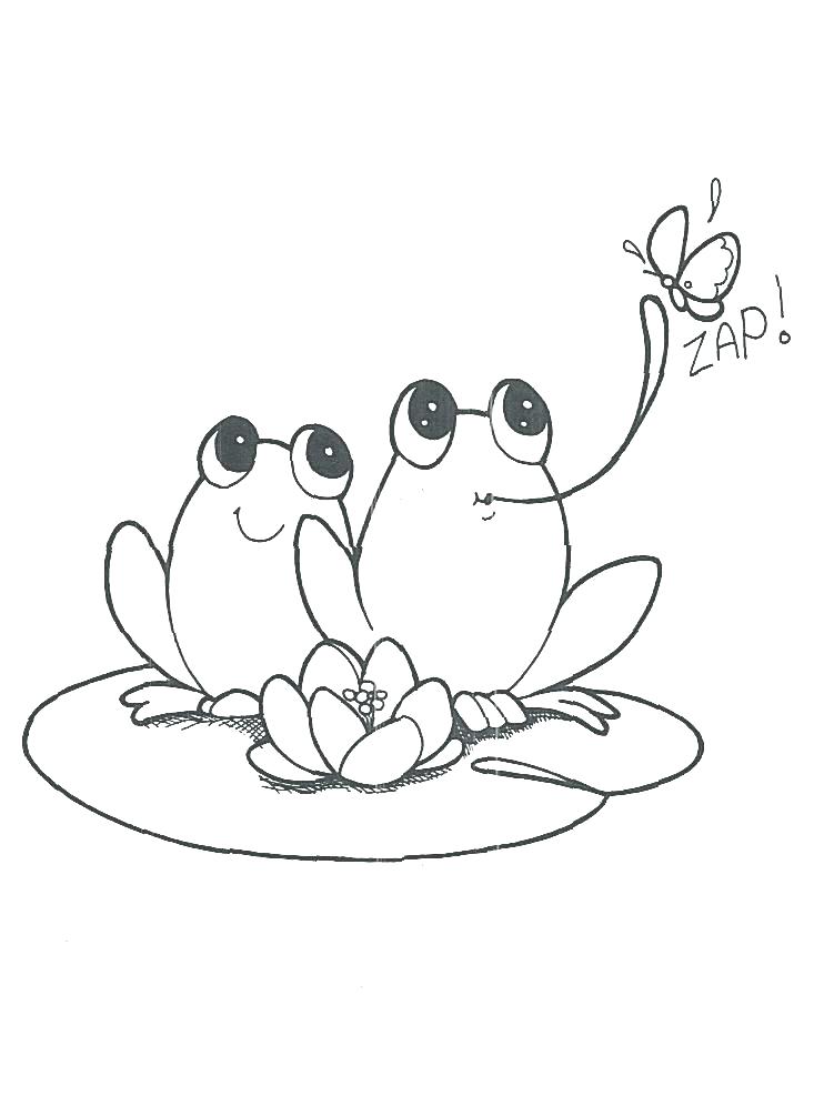 733x996 Coloring Page Of A Frog Coloring Pages Frog Frog Coloring Sheet