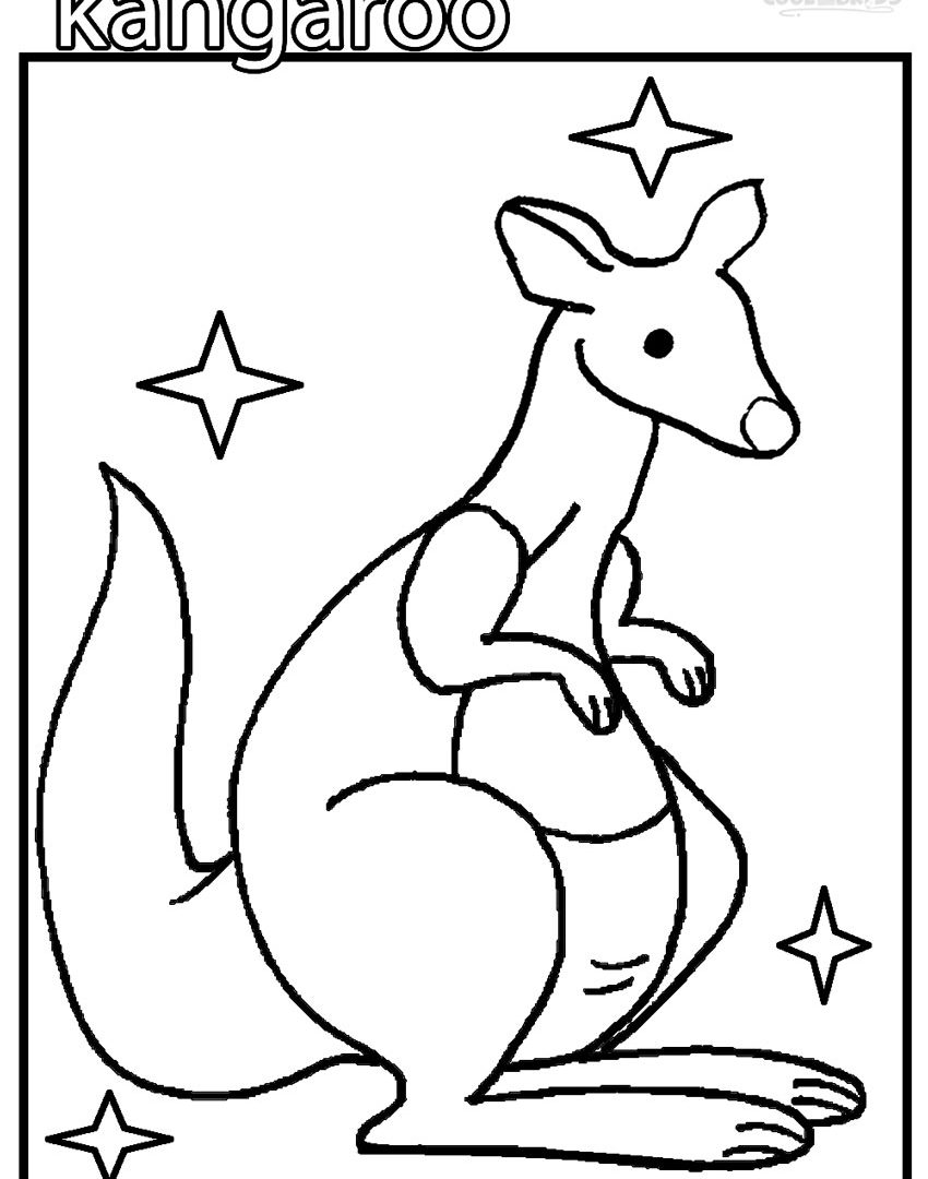 Tree Kangaroo Coloring Pages