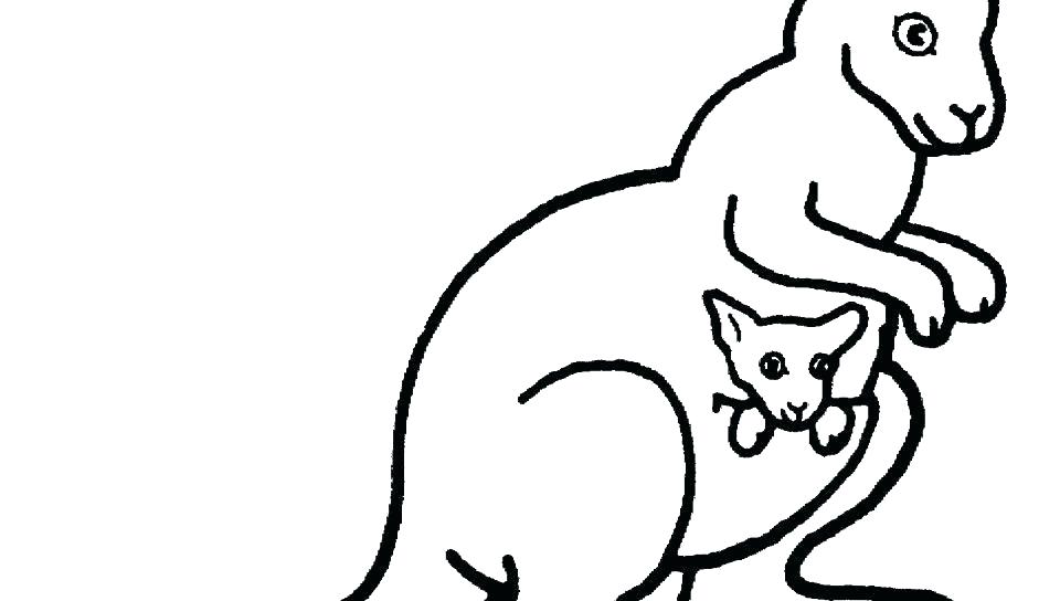 960x544 Kangaroo Coloring Page Kangaroo Coloring Page Llama Coloring Page