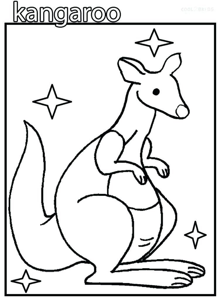 751x1024 Kangaroo Coloring Pages Breathtaking Kangaroo Coloring Pages Blank