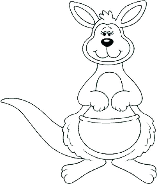 600x702 Kangaroo Coloring Pages Kangaroo Coloring Pages Kangaroo Coloring