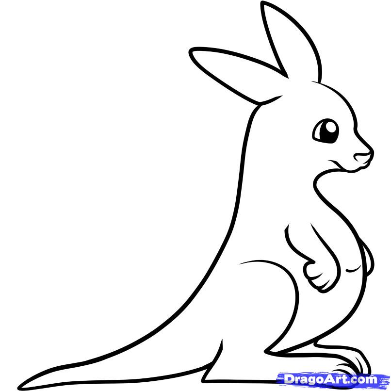 806x806 Print Tree Kangaroo Coloring Pages Picture Car Pictures
