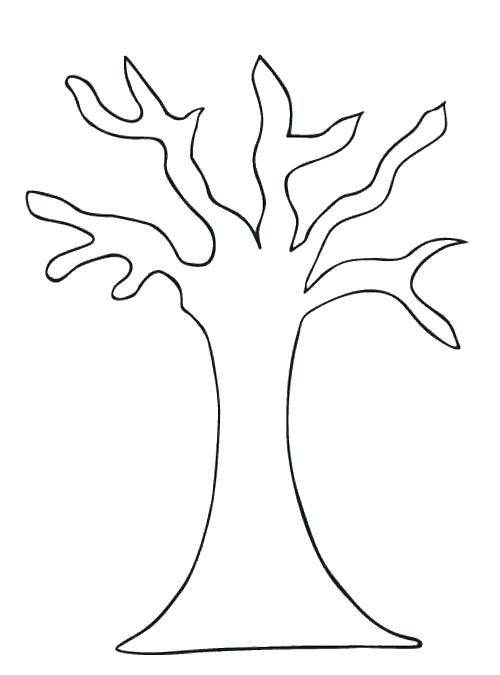 500x675 Coloring Pages Of Trees Without Leaves Tree Without Leaves Of Bare