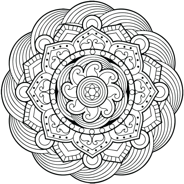 736x736 Christmas Mandala Coloring Pages Tree Mandala Coloring Pages Free