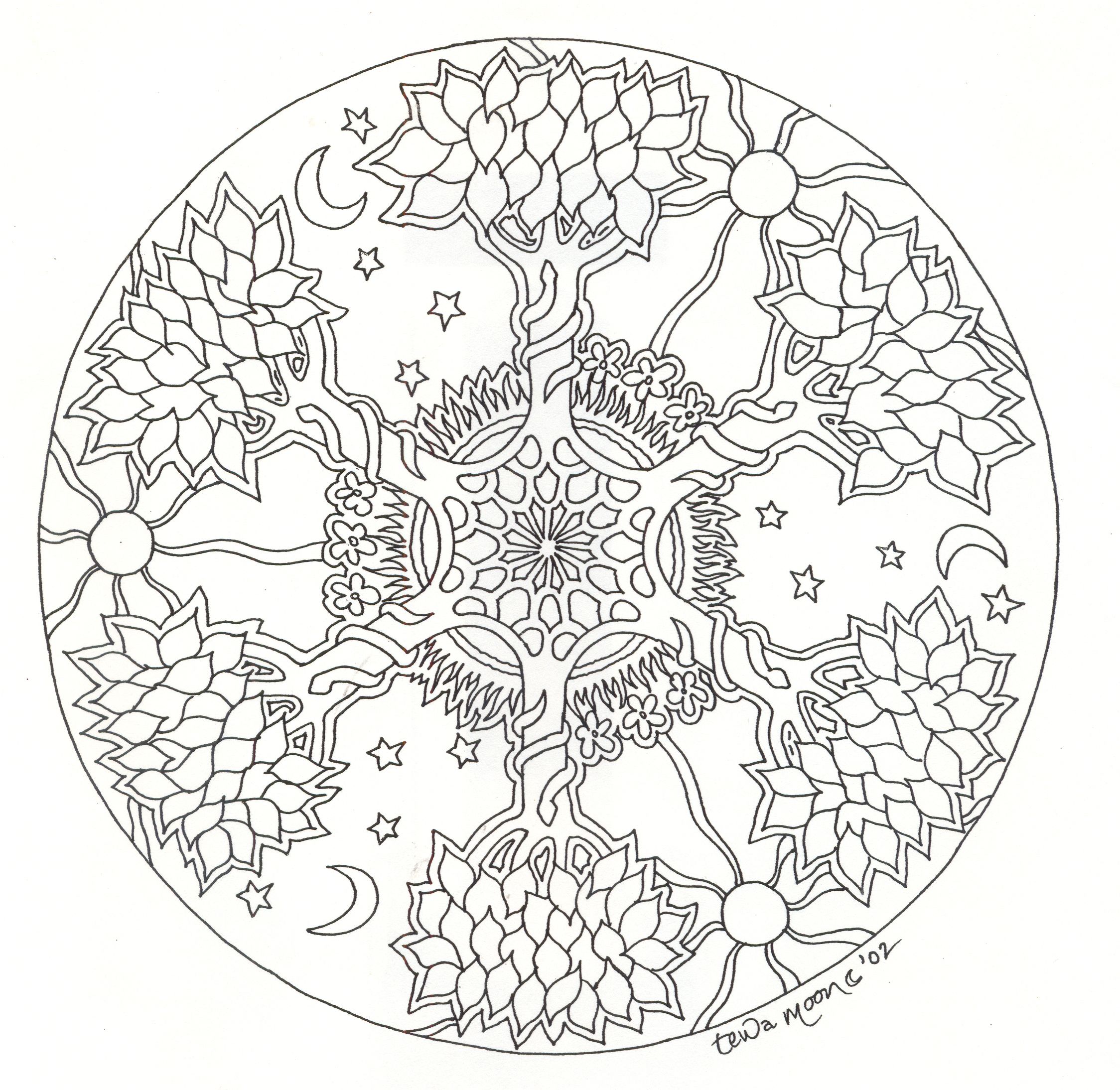 2248x2188 Mandala Arbre